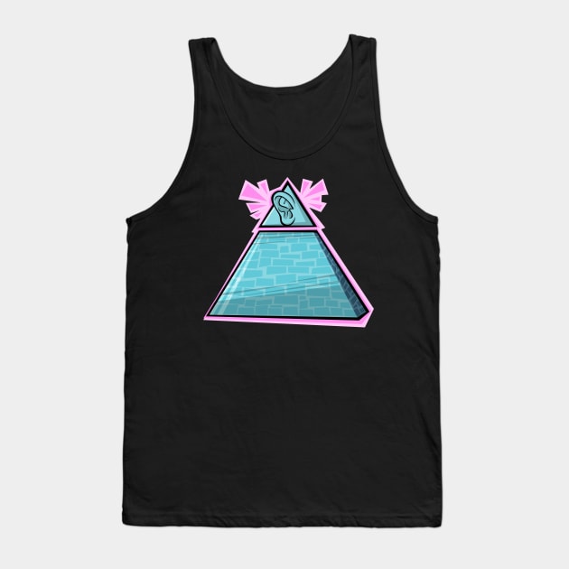 The All-Seeing Ear Tank Top by The Bradshacalypse